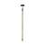 GardenLine stainless steel hoe with green handle, 120 cm
