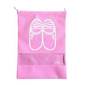Pink waterproof shoe bag for travel or storage - Shoe cover
