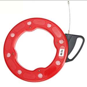 10 meter red cable puller with black handle - Electrical Installation Accessory