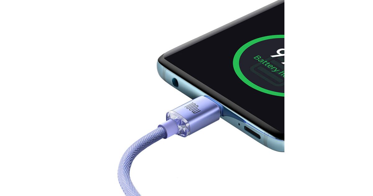 Baseus Crystal Shine series cable USB cable for fast charging and data transfer USB Type C - USB Type C 100W 1.2 134255173
