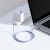 Kabel Baseus Baseus Crystal Shine USB-C do USB-C, 100 W, 1,2 m (fioletowy) 134255173