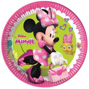 Disney Junior Minnie Mouse 8 опаковки 23 cm хартиени чинии, розови с точки - Реквизит за партита