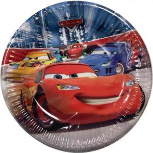 Хартиени чинии с мотив Disney Cars, 8 броя, 19,5 cm - Реквизит за партита