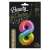 Beauty & Charm Rainbow number 8 foil balloon, 85 cm