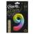 Beauty & Charm rainbow number 9 foil balloon, 85 cm, self-sealing, helium or air filled