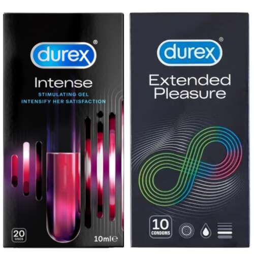 Zestaw Durex Extended Pleasure Prezerwatywy i żel Intense Orgasmic