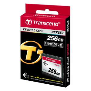 Transcend CFX650 256 GB CFast 2.0 MLC memóriakártya 58463603 