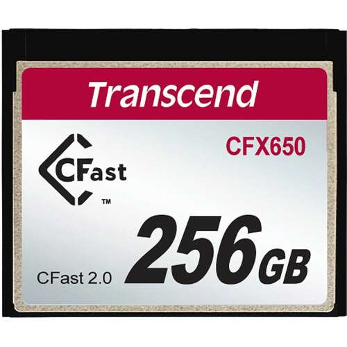 Transcend CFX650 256GB CFast 2.0 memóriakártya