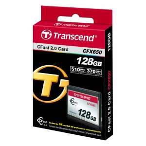 Transcend CFX650 128 GB CFast 2.0 MLC memóriakártya 58658986 