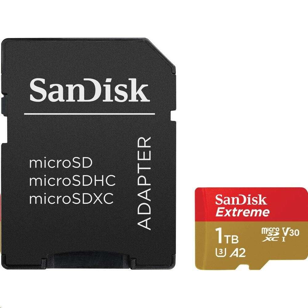 Sandisk extreme 1024 gb microsdxc uhs-i class 3 memóriakártya
