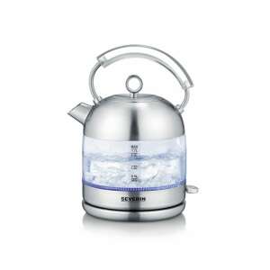 Severin WK 3459 electric kettle with blue LED lighting, 1.7L capacity - Severin