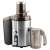 Sencor SJE5050SS Nutriline juice extractor, silver and black, side view