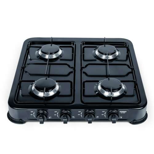 Promis KG400C 4-Burner Gas Cooktop - Black