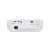Acer Basic P1557Ki projector, white, back view, showing ports