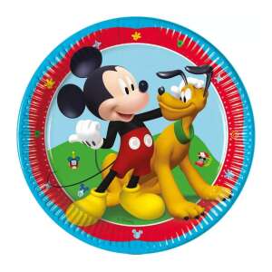 8 balíkov 20 cm Disney Mickey Mouse a Pluto party tanierov - Jednorazové taniere