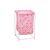 Pink flamingo laundry basket, Dekoratív Szennyeskosár Állvánnyal - 36L, 36L capacity