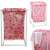 Pink flamingo laundry hamper with metal frame