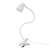White IZOXIS Clip-on Desk Lamp