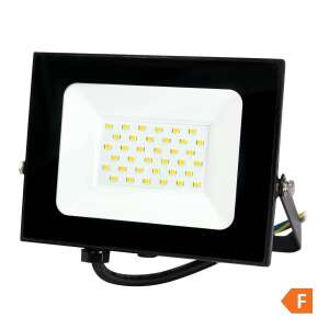 Reflector LED Commel 306-239 de 30W, negru, IP65, 4000K, 2250lm - Reflectoare și lămpi de lucru