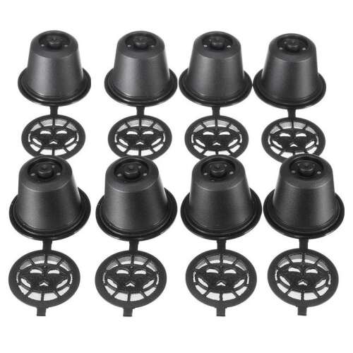 Újratölthető kávé kapszula, Nespresso kávégépekhez 8db