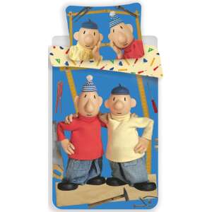 Lenjerie de pat albastră Pat și Mat 140x200cm, 100% bumbac - Lenjerie de pat