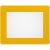 Padlójelölő ablak, sárga,  A4, eltávolítható, DURABLE - 10 db/csom 48584805