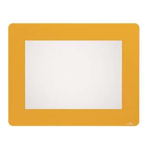 Značka na podlahu, žltá, A4, odnímateľná, DURABLE - 10 ks/balenie 48584805 Bezpečnostné&Označovacie pásky