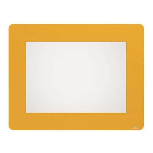 Bodenmarkierungsfenster, gelb, A4, abnehmbar, DURABLE - 10 Stück/Packung