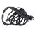 VG-14314_CZ Black Jump Rope close-up