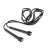 Black fitness jump rope VG-14314_CZ coiled up on a white background