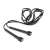 Black fitness jump rope VG-14314_CZ coiled up on a white background