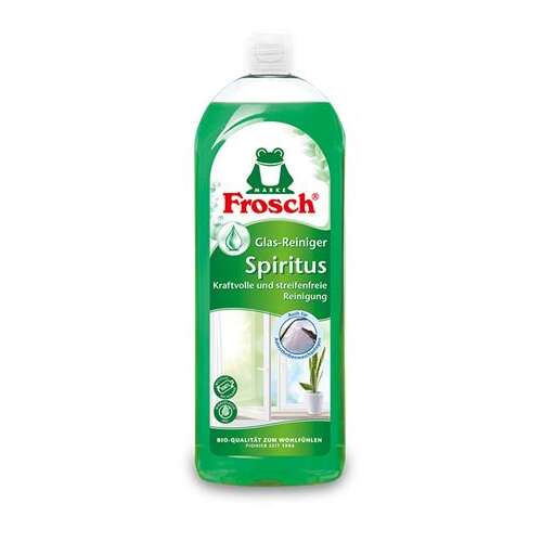 Frosch Čistič skla Spiritus, 750 ml, účinné a bezšmuhové čistenie okien a iných povrchov