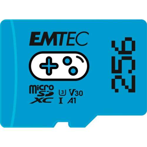 Karta pamięci EMTEC microSDXC 256GB, UHS-I, U3, V30, A1, Gaming