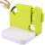Mini bag sealer, green and white, for sealing plastic bags