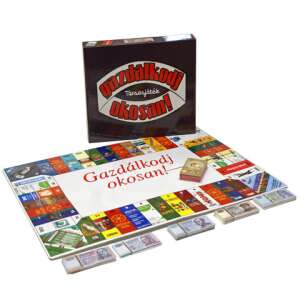 Игрална дъска Gazdálkodj okosan!, фигури, зар, пари, кутия - Настолна игра и Маса за джаги и аксесоари
