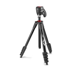 Trepied Joby Compact Action, negru, vedere din unghi - Articole foto, video și optică