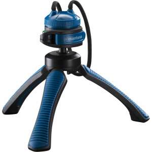 Mantona 21405 háromlábú fotóállvány Fekete, Kék