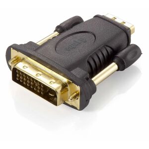 Close-up of Equip HDMI to DVI adapter, DVI (24+1) male connector - HDMI Adapter