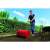 Man using Einhell GC-GR 57 lawn roller on a lawn
