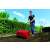 Man using Einhell GC-GR 57 lawn roller on a lawn