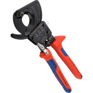 Knipex 95 31 250 kábelvágó, piros és kék fogantyúkkal, fekete állkapokkal - Knipex