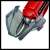 Einhell GE-LS 18 Li - Solo cordless pruning shears, close-up of blades with protection cover