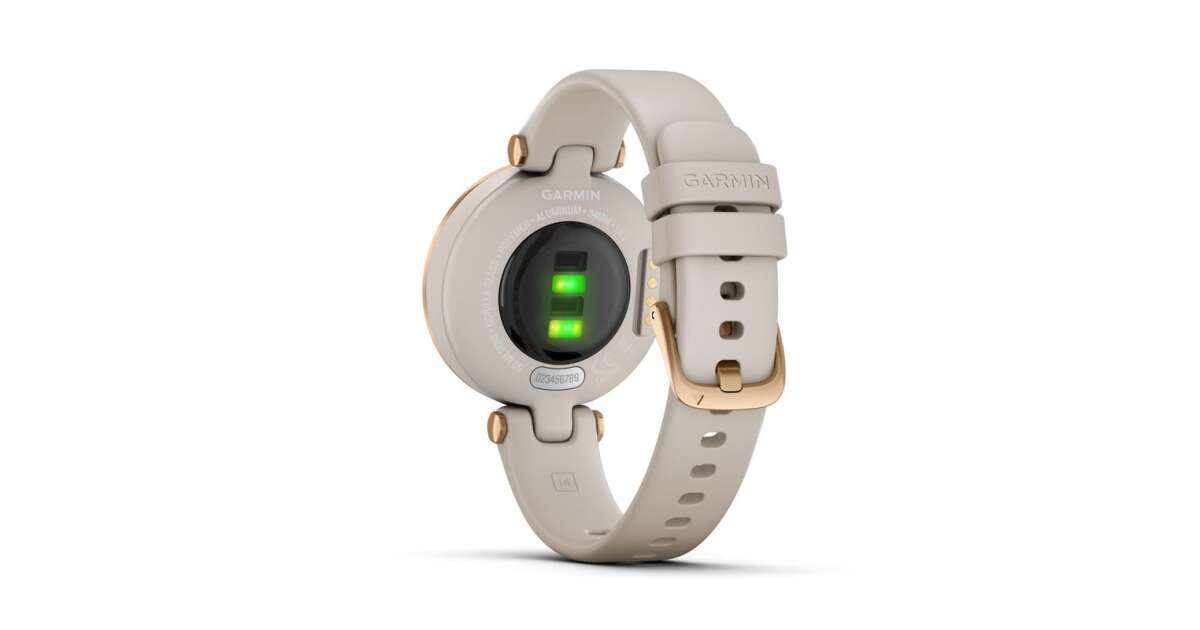 Garmin Lily Sport rose gold, light sand-coloured case and silicone