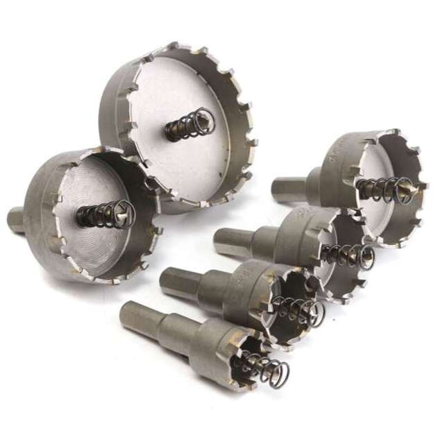 Körkivágó fémhez - 6 db-os készlet (22/30/35/45/50/65 mm)