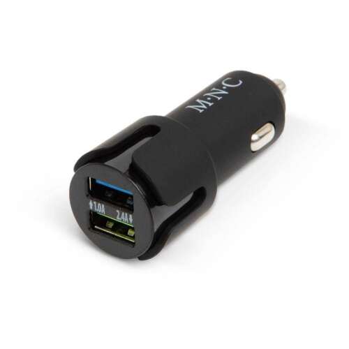 MNC szivargyújtó USB töltő 2 db aljzattal