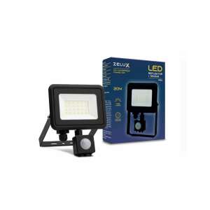 Proiector LED Zelux de 20W cu senzor de mișcare, IP65 Impermeabil, 1700 Lumeni, 4000K Alb Natural - Reflectoare și lămpi de lucru