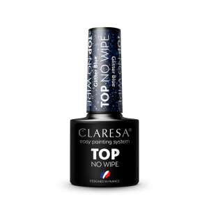Claresa Top Glitter Blue- Fixálásmentes fényzselé