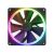 NZXT F140 RGB Черен 140mm Вентилатор за компютърен корпус с RGB