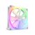 NZXT F140 RGB White PC Case Fan with RGB Lighting