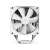 NZXT T120 White CPU Cooler, front view